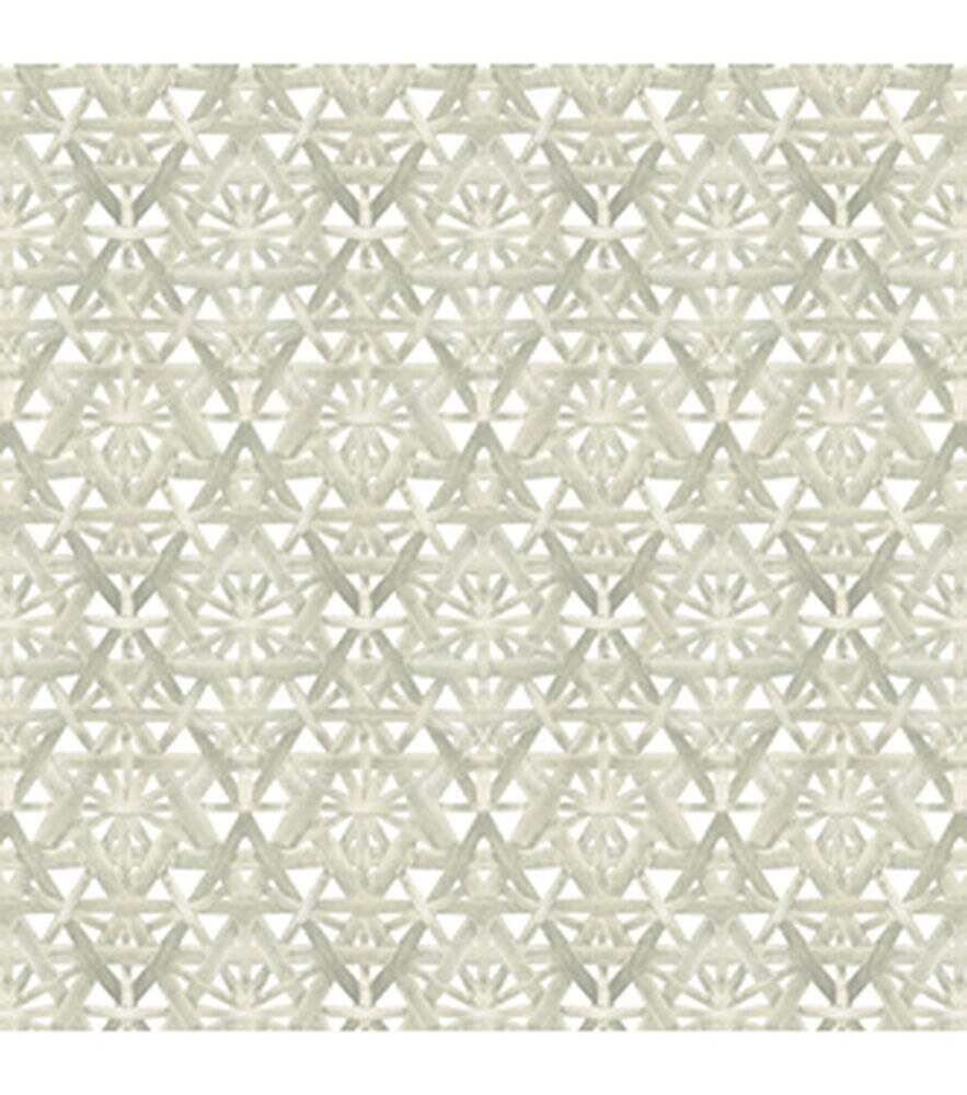 Tommy Bahama Rattan Lattice Peel & Stick Wallpaper, Coconut, swatch