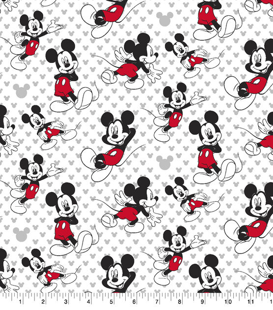 Fabric Street Disney Mickey Mouse Through The Years Fabric