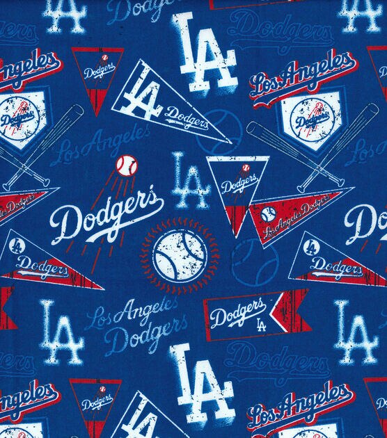 LOS ANGELES DODGERS MLB BASEBALL VINTAGE LARGE 9" PINK TEAM