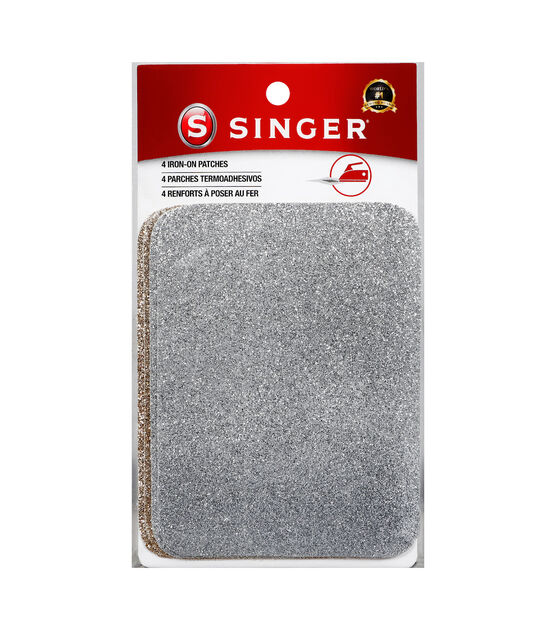Singer Iron-On Patches, 4 count