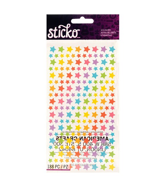 Stickers infantil Estrellas luminosas 48x68 cm