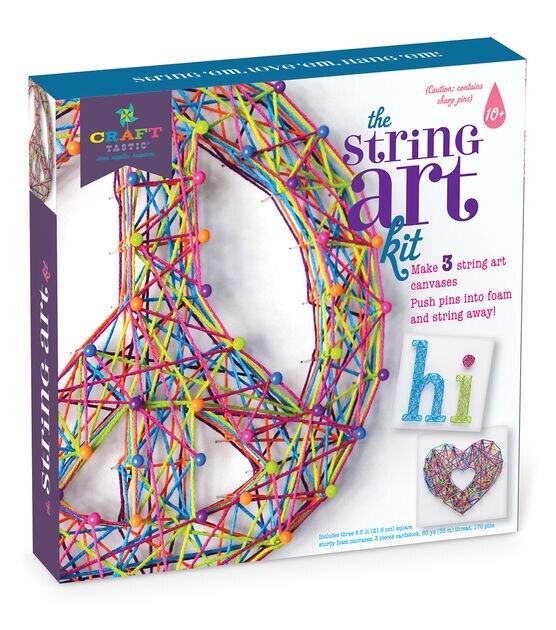 Heart String Art Craft Kit- Craft Kits - 1 Piece