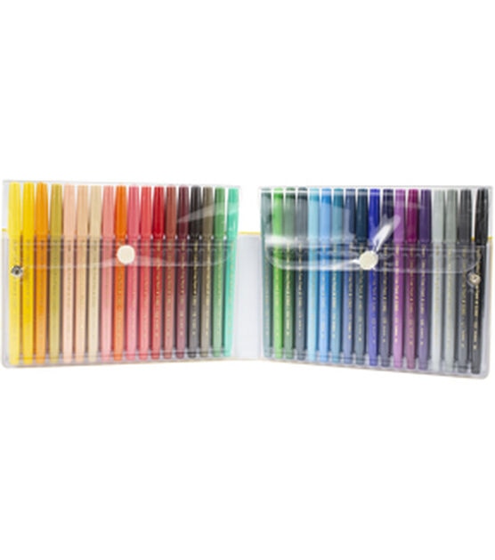 Vintage PENTEL Color Pens Fine Point Markers Original S360-36 Taiwan Rare