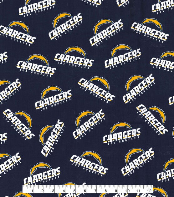 Chargers Cotton Fabric 