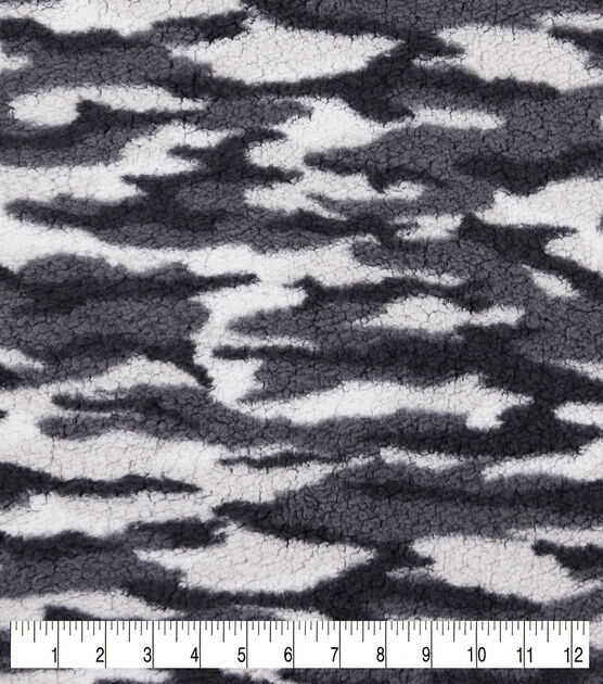 Camouflage Sherpa Fabric, , hi-res, image 9