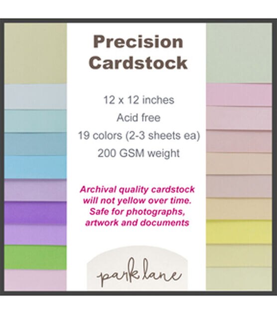 Pastel Color Paper - Fine Cardstock