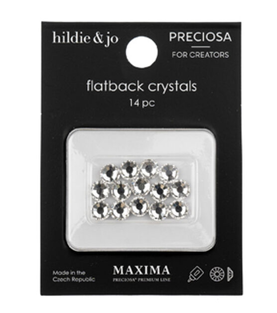 SS30 Clear Flat Back Czech Crystal Rhinestones