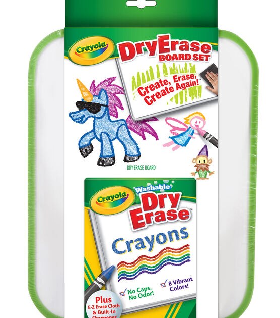  Crayola Washable Dry-Erase Markers & Dry-Erase Crayons