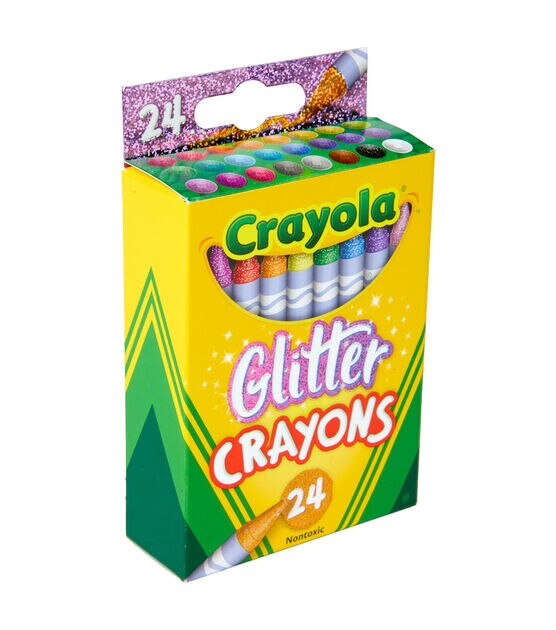 Crayola 4.5 Glitter Crayons 24ct