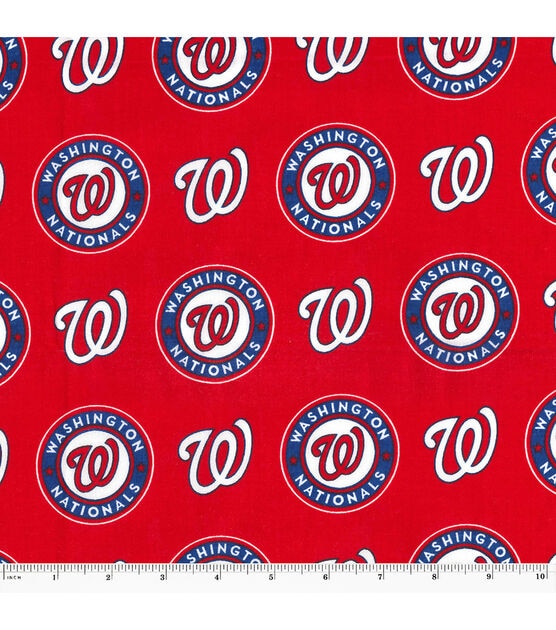 MLB Licensed Washington Nationals 100% Cotton Fabric