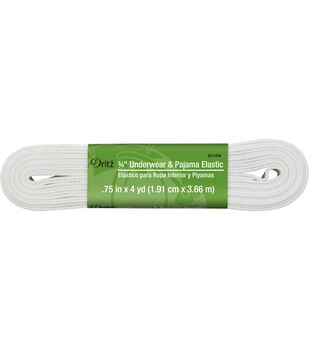 Soft brushed elastic (white) sold in 5m lots from just 1.20/m