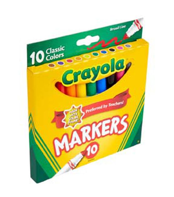 Crayola 10ct Classic Broad Line Markers, , hi-res, image 3