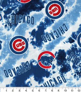 Chicago Cubs MLB baseball fabric mash-up with Mickey Mouse, cotton fabric,  fabric traditions