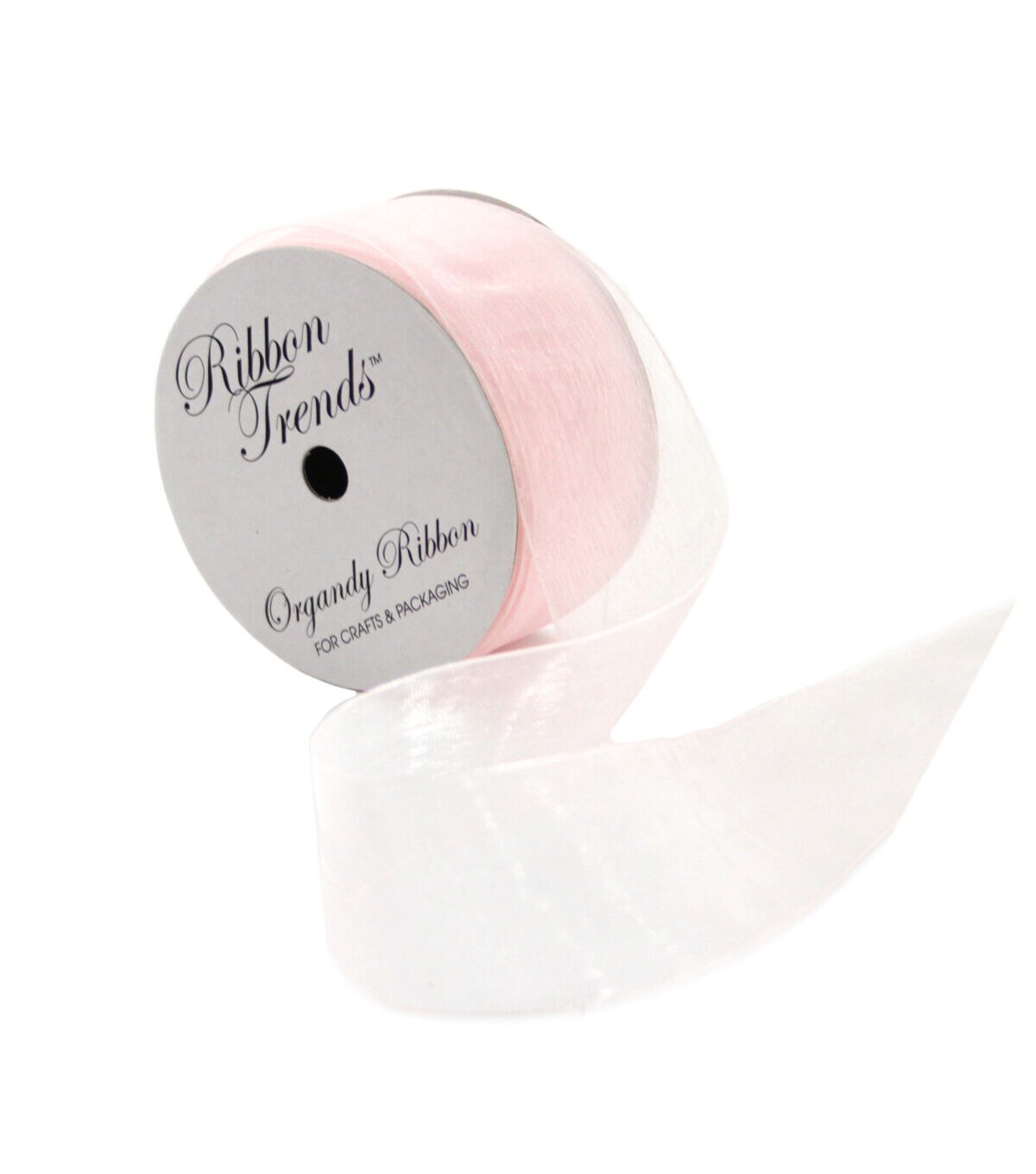 Ribbon Trends Organdy Ribbon 1/4'' Pink Solid | JOANN Belgium