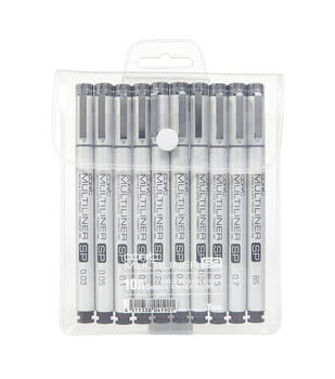 Copic 9 Pen Multiliner Set Black