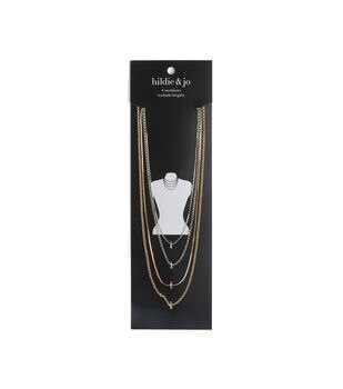 4ct Gold Layered Chain Necklaces by hildie & jo