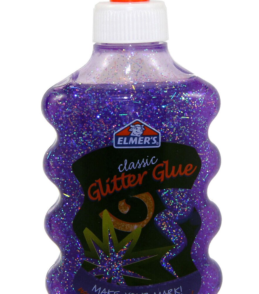 Elmer's Liquid Glitter Glue, Washable, Blue, 6 oz