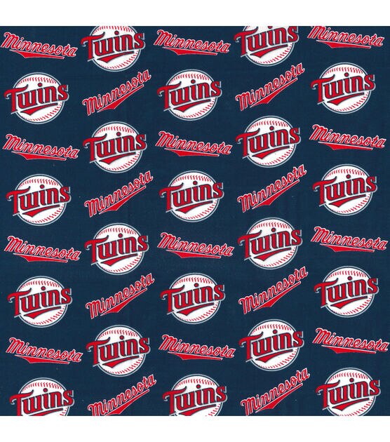 Minnesota Twins Scarf Colorblock Big Logo Design