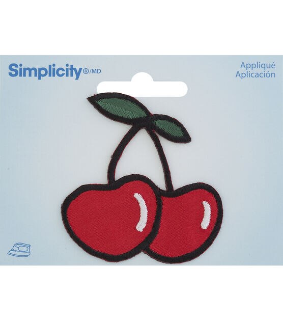 Download Simplicity Embroidered Iron On Applique Cherry Joann