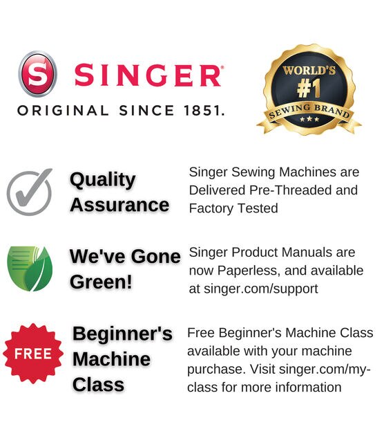 Singer  Heavy Duty 4411 Sewing Machine with 11 Built-in Stitches, Met –  Pete's Arts, Crafts and Sewing
