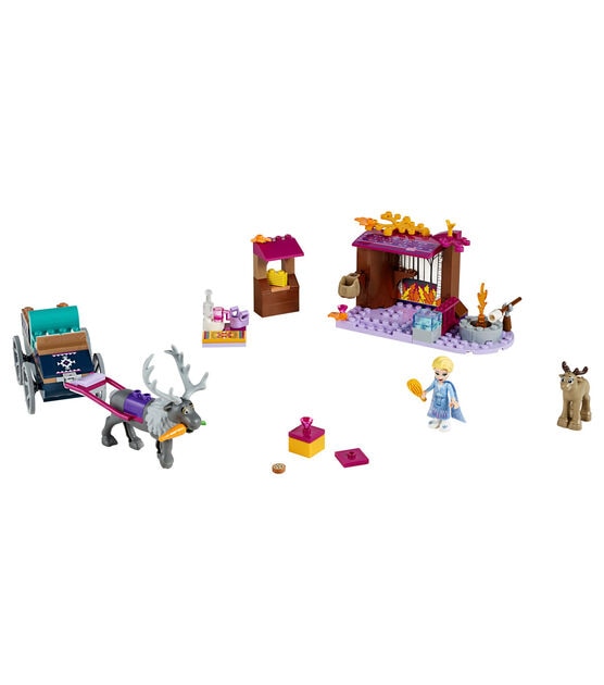 LEGO Disney Princess Elsa's Wagon Adventure 41166 Set, , hi-res, image 2