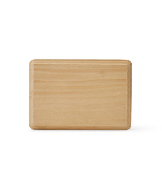 Small Rectangle Plaque, Wood Coaster
