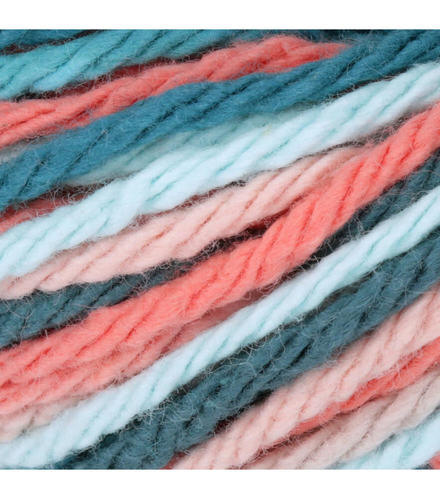 Sugar and Cream Cotton Yarn in Psychedelic color, Variegated color cotton  yarn, Multicolor Cotton yarn