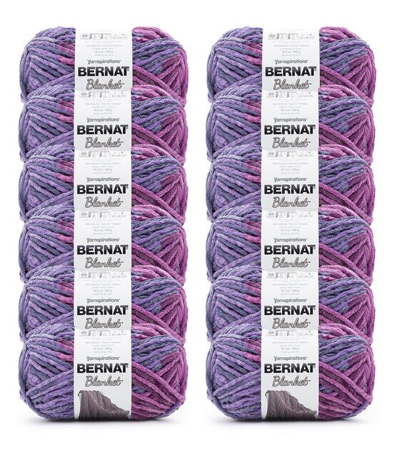 Bernat Blanket Yarn JoAnn Fabrics Yarnspirations 10.5 oz Skein - INKWELL