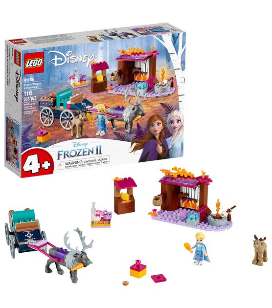 LEGO Disney Princess Elsa's Wagon Adventure 41166 Set, , hi-res, image 4