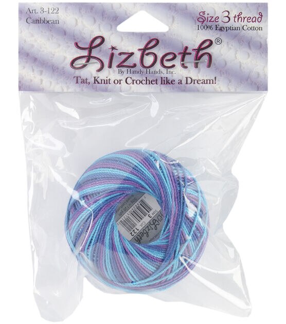 Cotton Candy Lizbeth 111 Size 20 100% Egyptian Variegated Tatting Thread  Active - Yahoo Shopping
