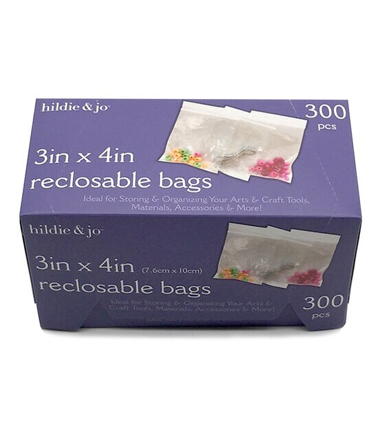 Small Plastic Baggies 2 mil 300pcs 2 x 3 inch Resealable Clear Ziplock  Storage Bags for Pills Jewelry Earring Diamond Painting