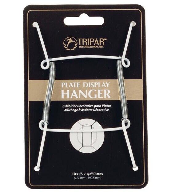 TRIPAR White Vinyl Plate Display Hanger, , hi-res, image 1