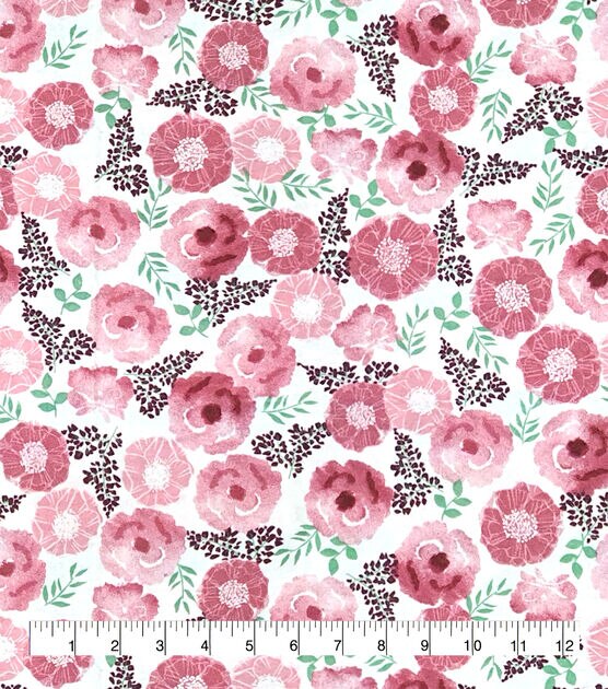 Cow Print Pink Super Snuggle Flannel Fabric