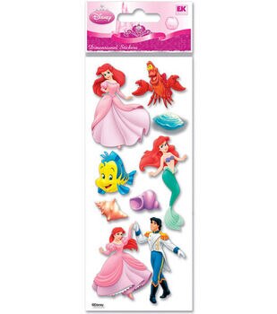 EK Success Disney Princess Le Grande Jewel - Adhesivo dimensional, varias  princesas