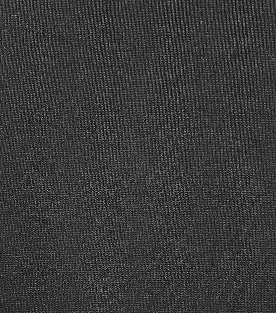 Juicy Couture Black Rib Knit Fabric, , hi-res, image 3