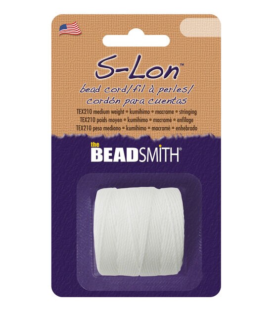 SLON beading cord - tex 400 heavy nylon beading cord – Bubblegum