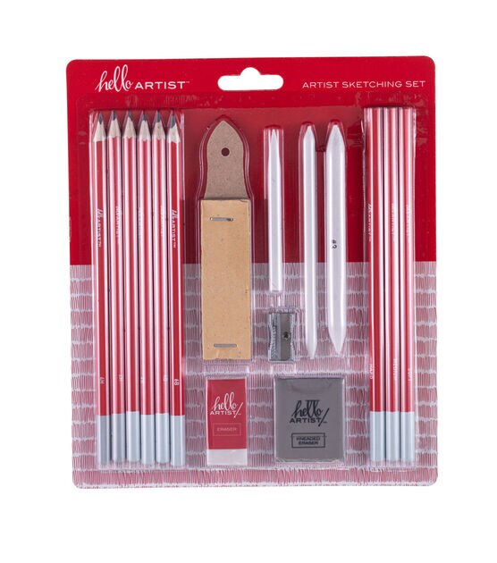 Hello, Artist! Sketching Set 16 Pieces, Multi