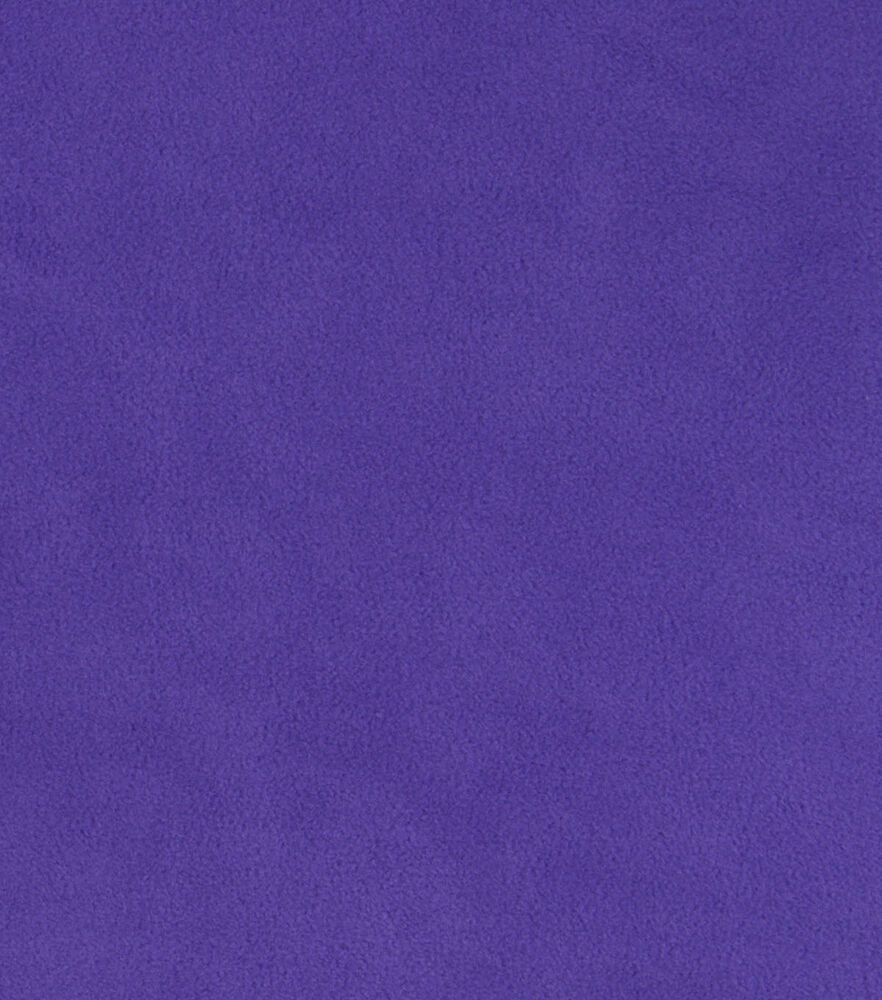 Anti Pill Plush Fleece Fabric Solids, Deep Blue Purple, swatch