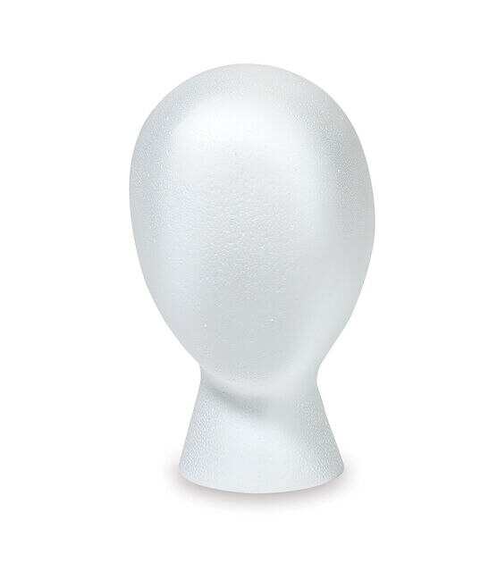 Styrofoam Mannequin Head Smoothfoam Wig Head 