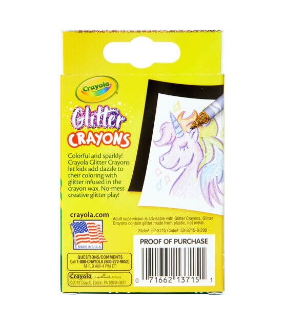 Crayola 4.5" Glitter Crayons 24ct, , hi-res, image 2