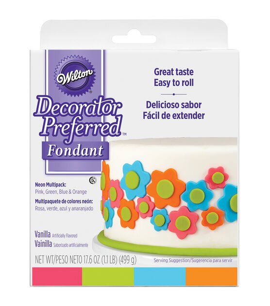 Wilton Fondant de colores naturales, paquete múltiple