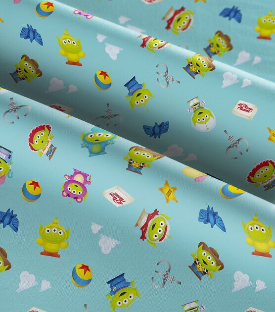 Pixar Alien Remix Cotton Fabric