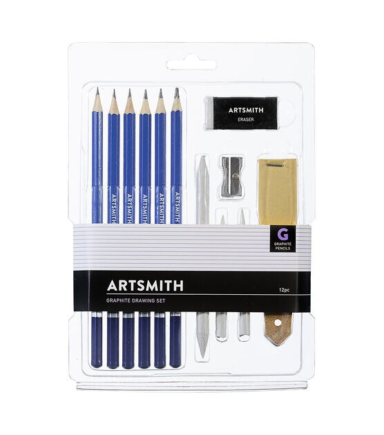 Premium Woodless Graphite Pencils 12ct - Drawing & Sketching Pencils - Art Supplies & Painting