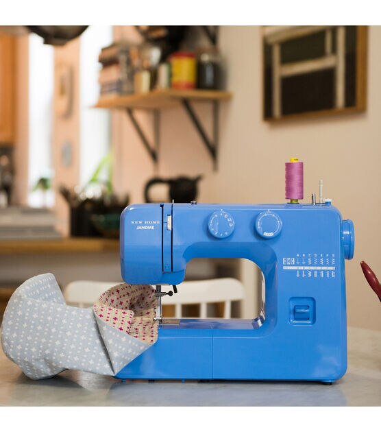 Janome Blue Couture Easy-to-Use Sewing Machine 