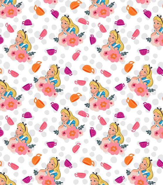 Alice In Wonderland Fabric – kidswallpapercompany