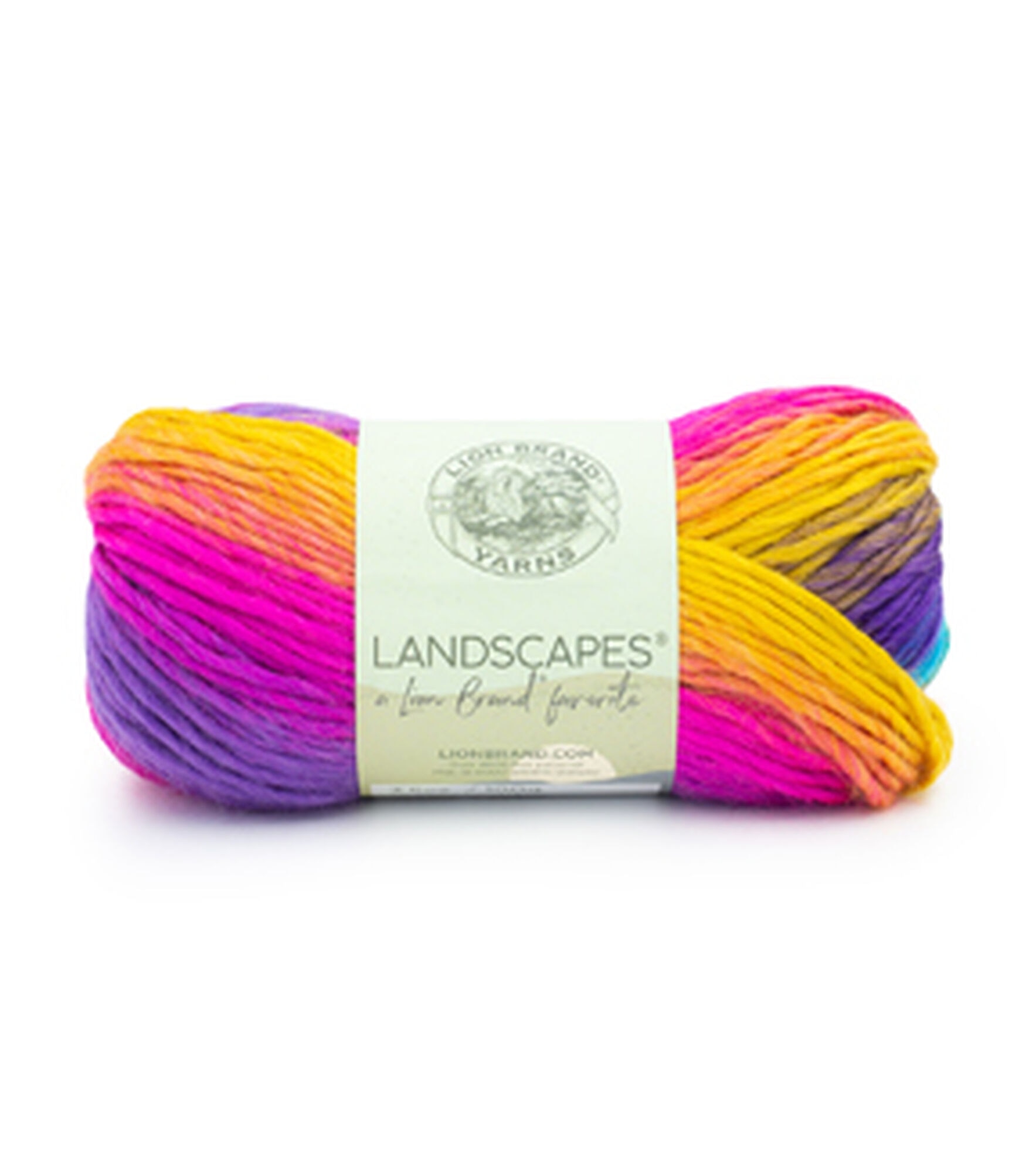 Lion Brand Landscape Yarn Perfect for Knitting and Crocheting Projects 100%  Acrylic Beautiful Yarn, Easy to Work With Vibrant Colors 