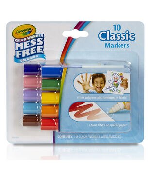 Crayola Color Wonder Mess Free Magic Light Brush 2.0 Paint Set, Gift for  Kids Age 3