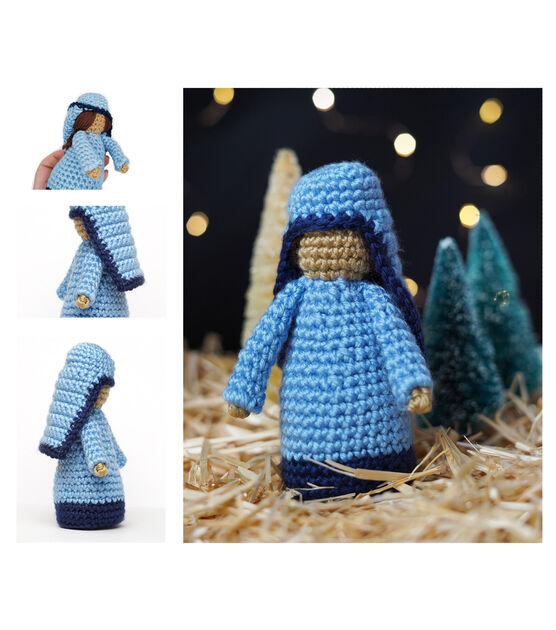 Leisure Arts Christmas Crochet Nativity Kit, , hi-res, image 11