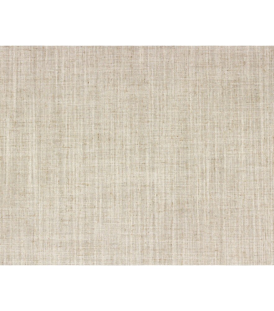 Richloom Decorative Linen Fabric, Flax, swatch