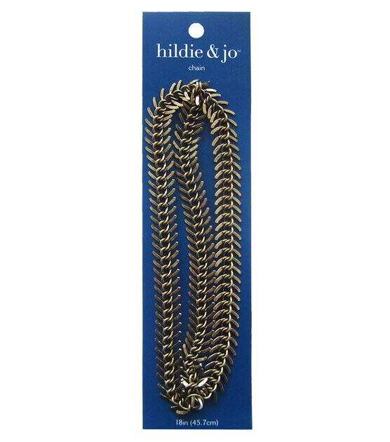 Gold Metal Decorative Chain